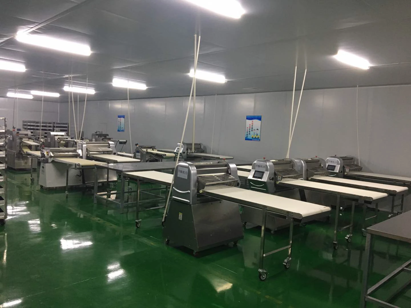 automatic dough roller pizza press for flat bread automatic dough sheeter roller