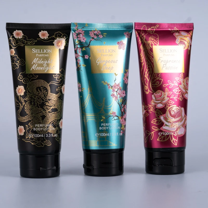 40D100ml cosmetic soft tube packaging labeling empty squeeze tube flip cap for facial cleanser hand cream BB cream