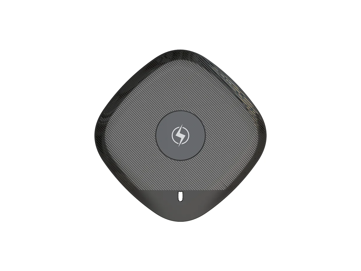 15w Fast charging magnetic mobile phone holders stand Qi chargers with usb cables luminous glass wireless charger