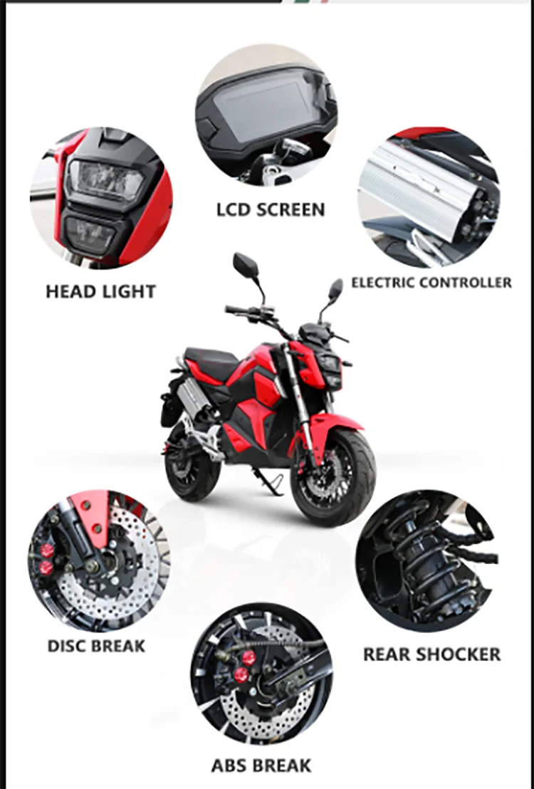 Фирменная Новинка 12 дюймов 72V2000W/3000W/5000W электрический двигатель для взрослых с большими колесами мощный мотоцикл