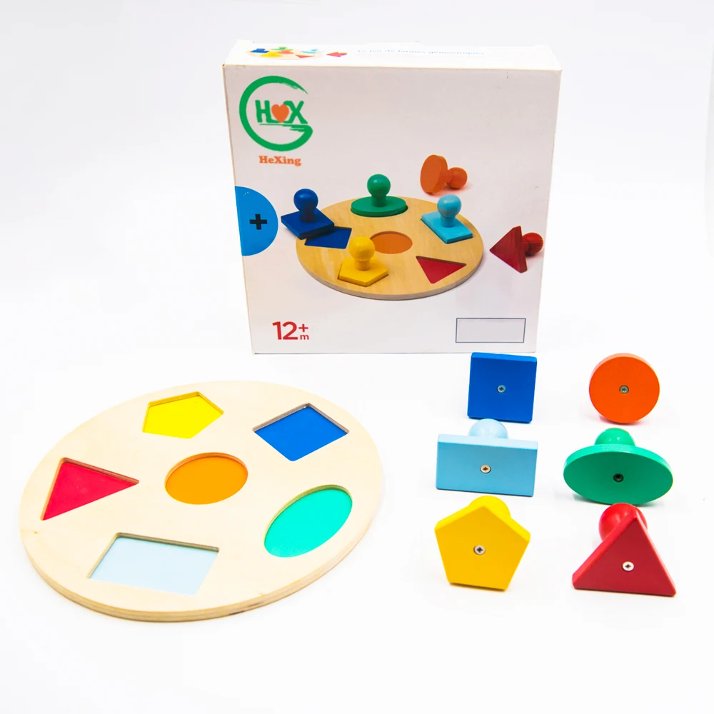 2024 Hot wood learning tools Geometric score creative toys, puzzle board puzzles DIY toys