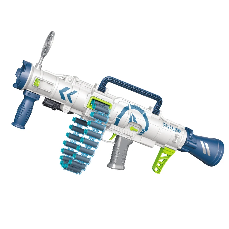 Outdoor Long Range Shooting Game Soft EVA  Bullet Gun Shooting Team Automatic Electric Gun Splatter Ball  Toys Soft Bullet Gun