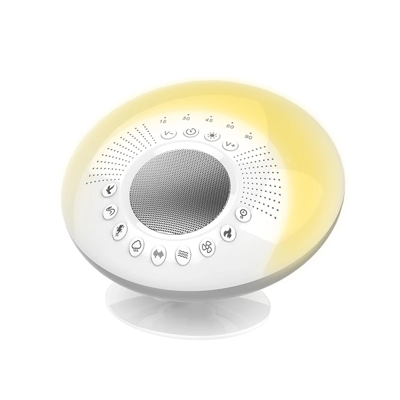 Eco Birds/Rain/Fire/White Noise/Sea/Wind Relaxing Sleeping Sounds Timing Soft Lighting Sound White Noise Machine