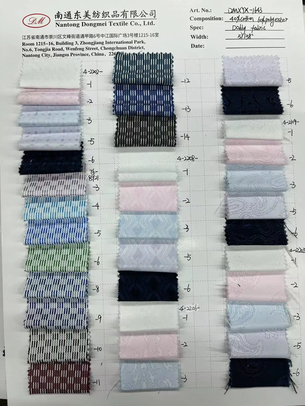 various designs yarn dyed cotton shirt fabric  shirt fabric for man high quality  yarn dyed fabric