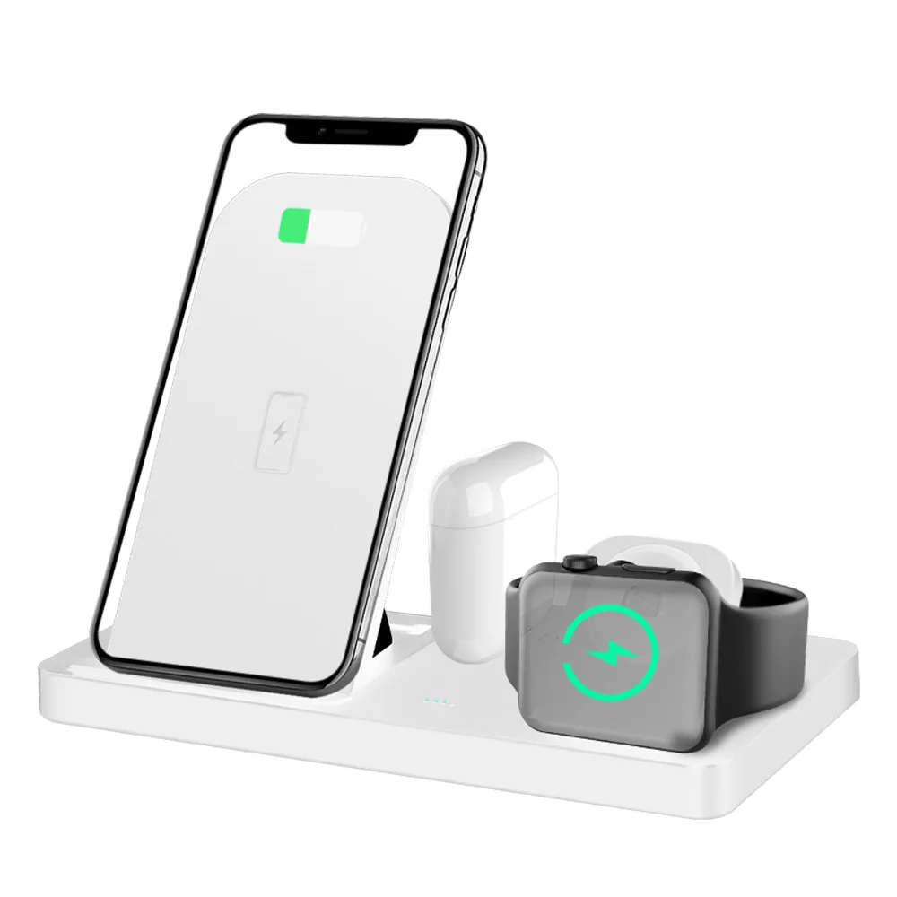 
Wireless Charger 4 in 1 Wireless Charger For Apple Watch for Air Pods Pro 1 2 iWatch Series wireless charging for iPhone 12 