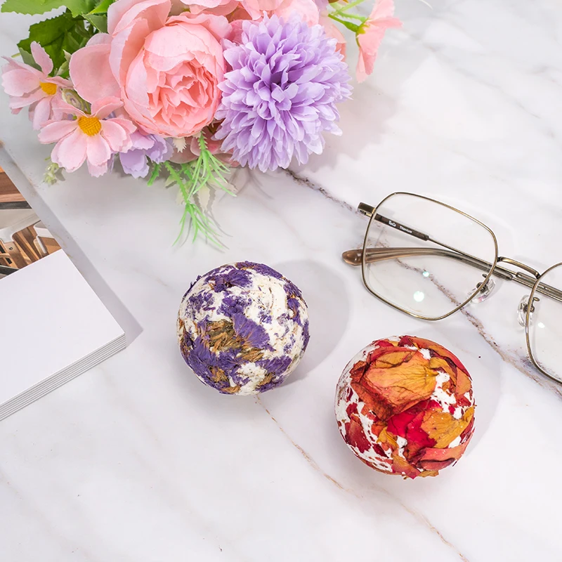 Роскошный подарочный набор от производителя, веганские пузырьки, пузырьки, натуральные бани Fizzes Cbd, органические розы ручной работы, лаванда, сушеные цветы, лепестки, Бомбочки для ванны