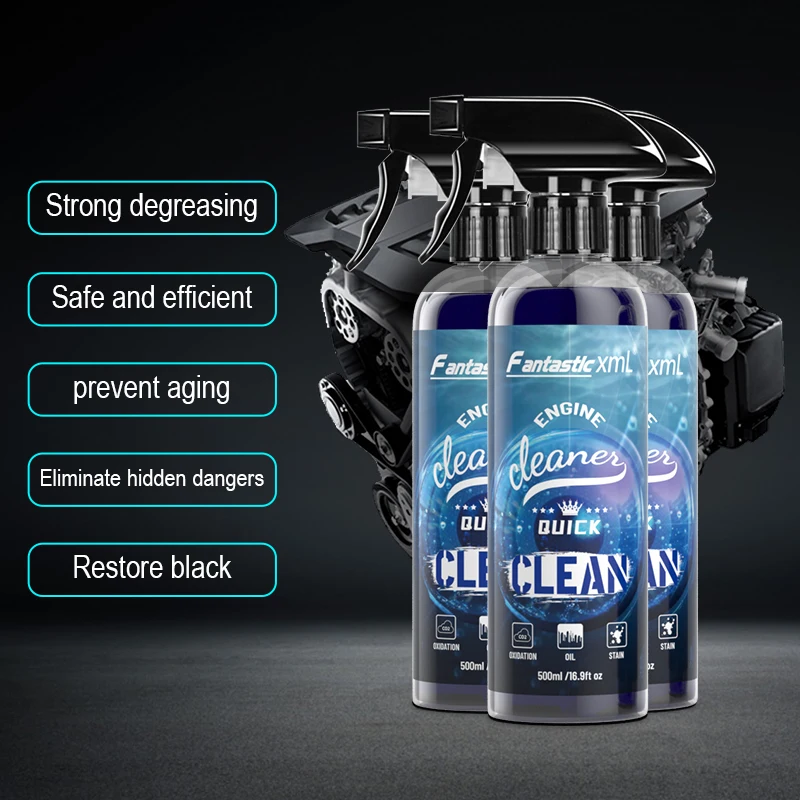 Factory Directly Car Engine Restore Coating and Protection High Gloss Spray oil&dust Cleaner 500ML