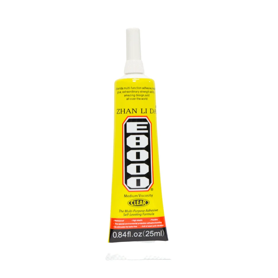 e8000 25ml clear contact glue adhesive for 3d printing craft repair LCD screen phone maintenance toys glue pen bonding plastic