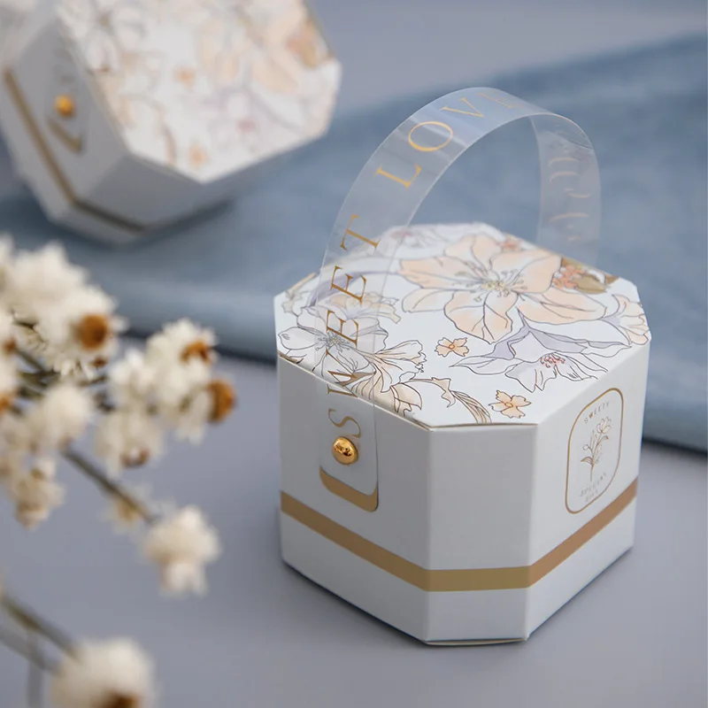 Luxury Cardboard Gift Boxes Wedding Favors Box for Guess Gift Packaging