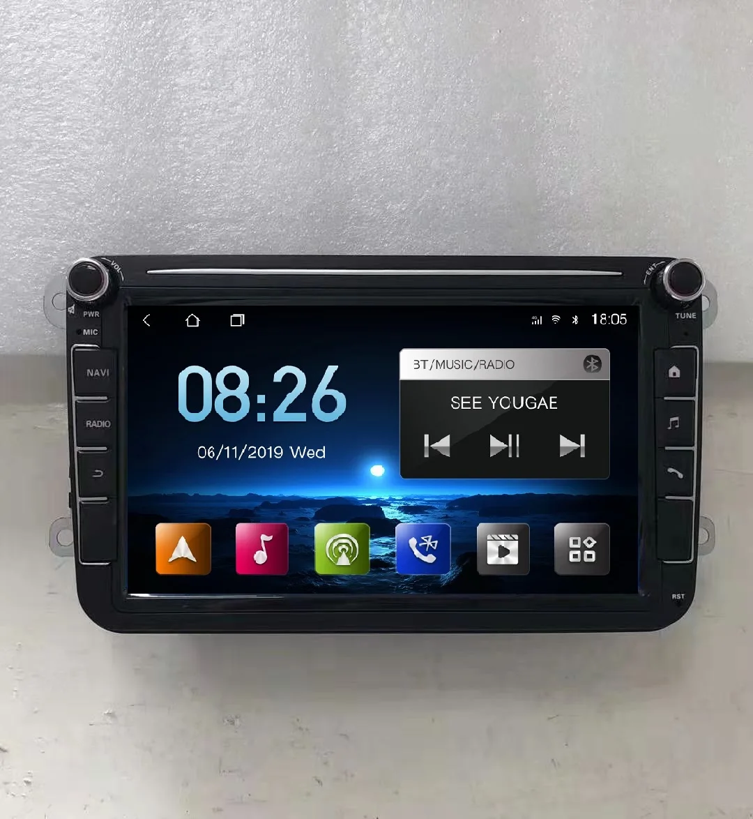  Xinyoo 8 дюймов Volks Android в машину с USB туманный распылитель BT Wi-Fi Зеркало Ссылка автомобиля Радио DVD плейер Автомобильный GPS MP5