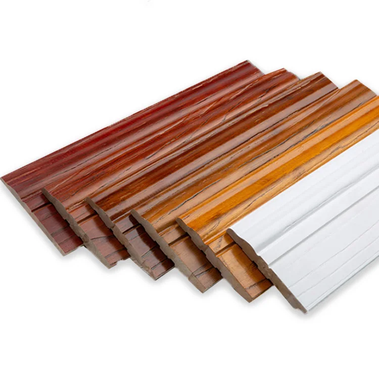 Modern Style Easy Clean Pvc Skirting Board Kitchen Plinth, Made In China Impact Resistant Pvc Rubber Skirting Board