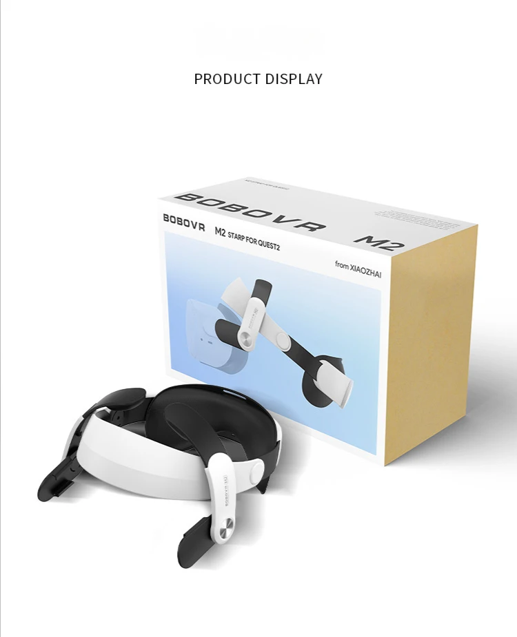M2 plus Strap Adjustable for Oculus Quest 2 VR Accessories Protective Cover BOBOVR F2 M2 Pro