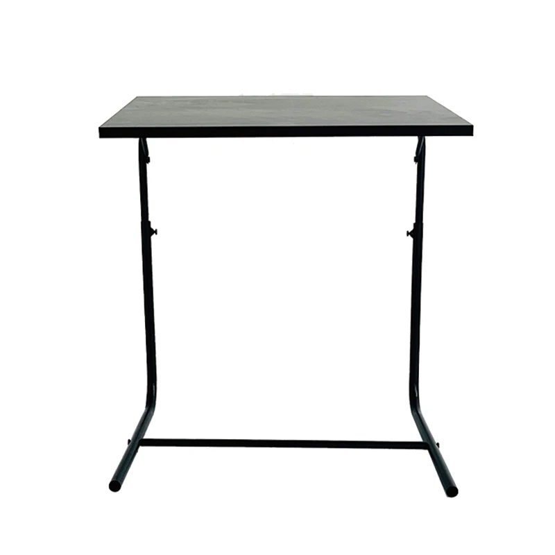 Small Wooden Computer Desk with Modular Workstation Table Corner Metal Frame and Bookshelf for Office or Home Villas and Bedroom