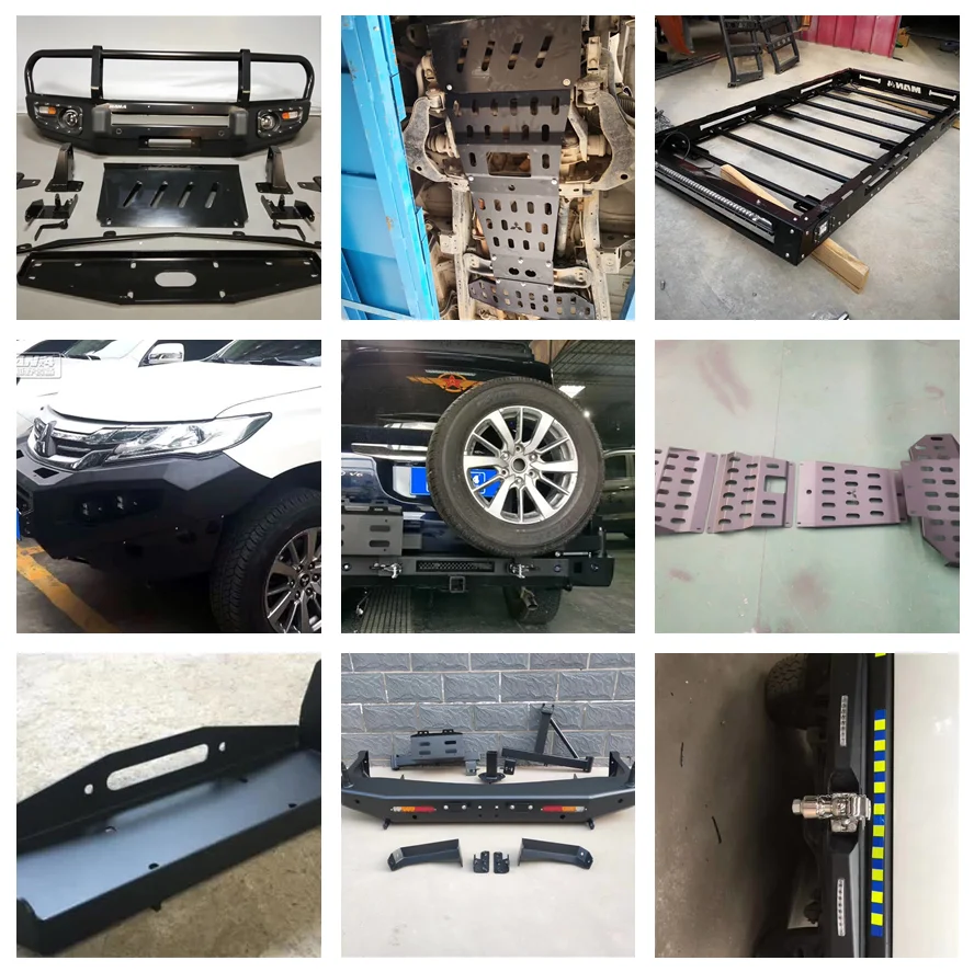 MUSUHA For MITSUBISHI PAJERO SPORT Bull Bar Front Bumper 1996+ Upgrade parts