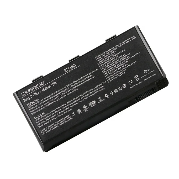 BTY-M6D OEM External Laptop Battery for MSI GT60 GT70 GX780R GX680 GX780 GT660R GX660 Series 11.1V 73WH MS16F3 957-16FXXP-101