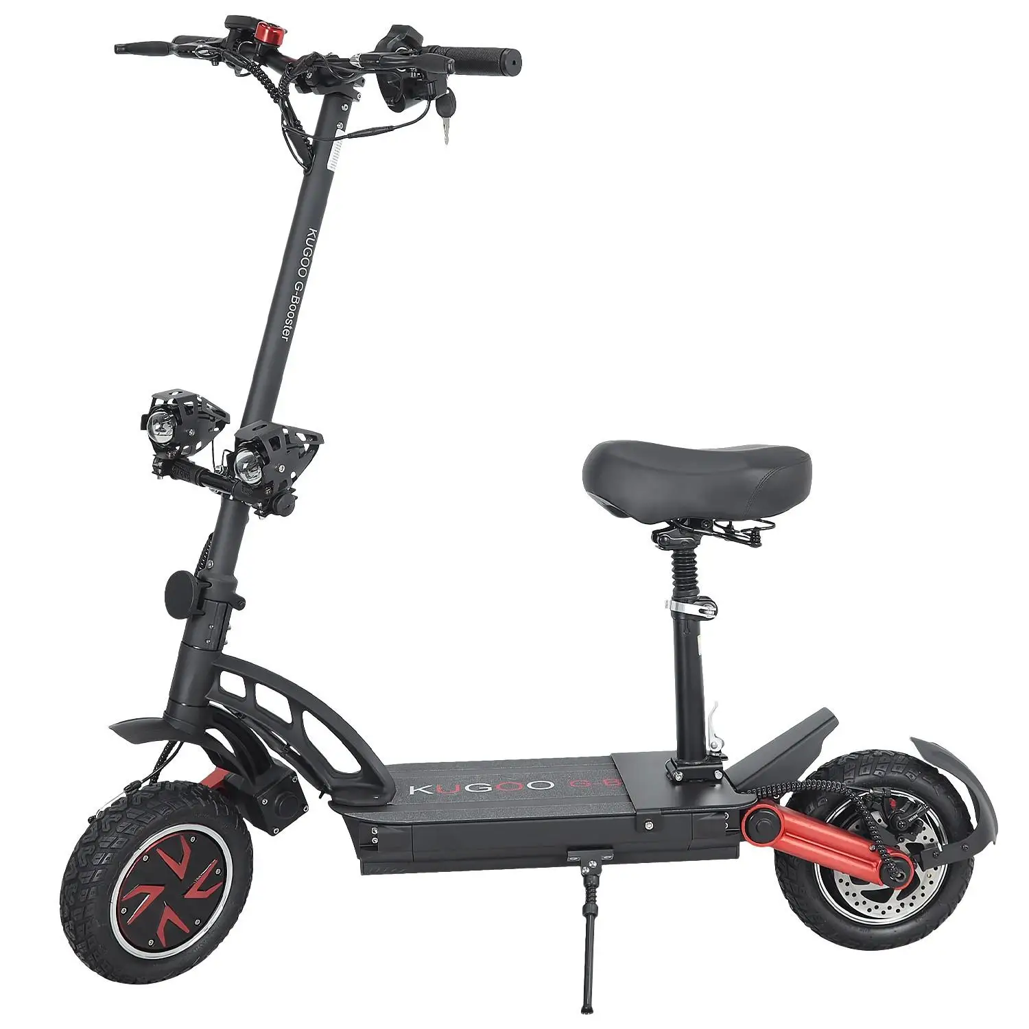 Электрический скутер KUGOO G-Booster 10 дюймов шина 800 Вт * 2 двухмоторный двигатель максимальная скорость 53-55 км/ч 48 В 23 А · ч аккумулятор для радиуса действия 85 км