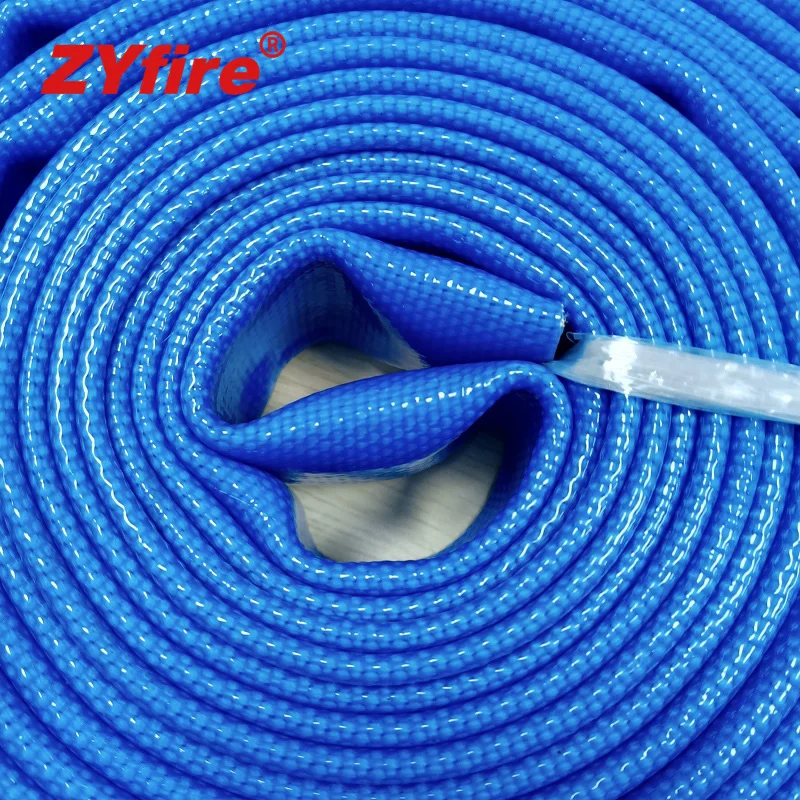 ZYfire Flexible Blue Potable Water transfer Hose with TPU Cable Strap