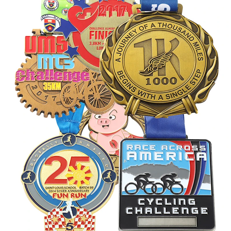 Велоспорт Бейсбол сублимационный бадминтон шахматы танцевальный пиклбол бокс Золотой бег марафон тхэквондо карате на заказ трофей медаль
