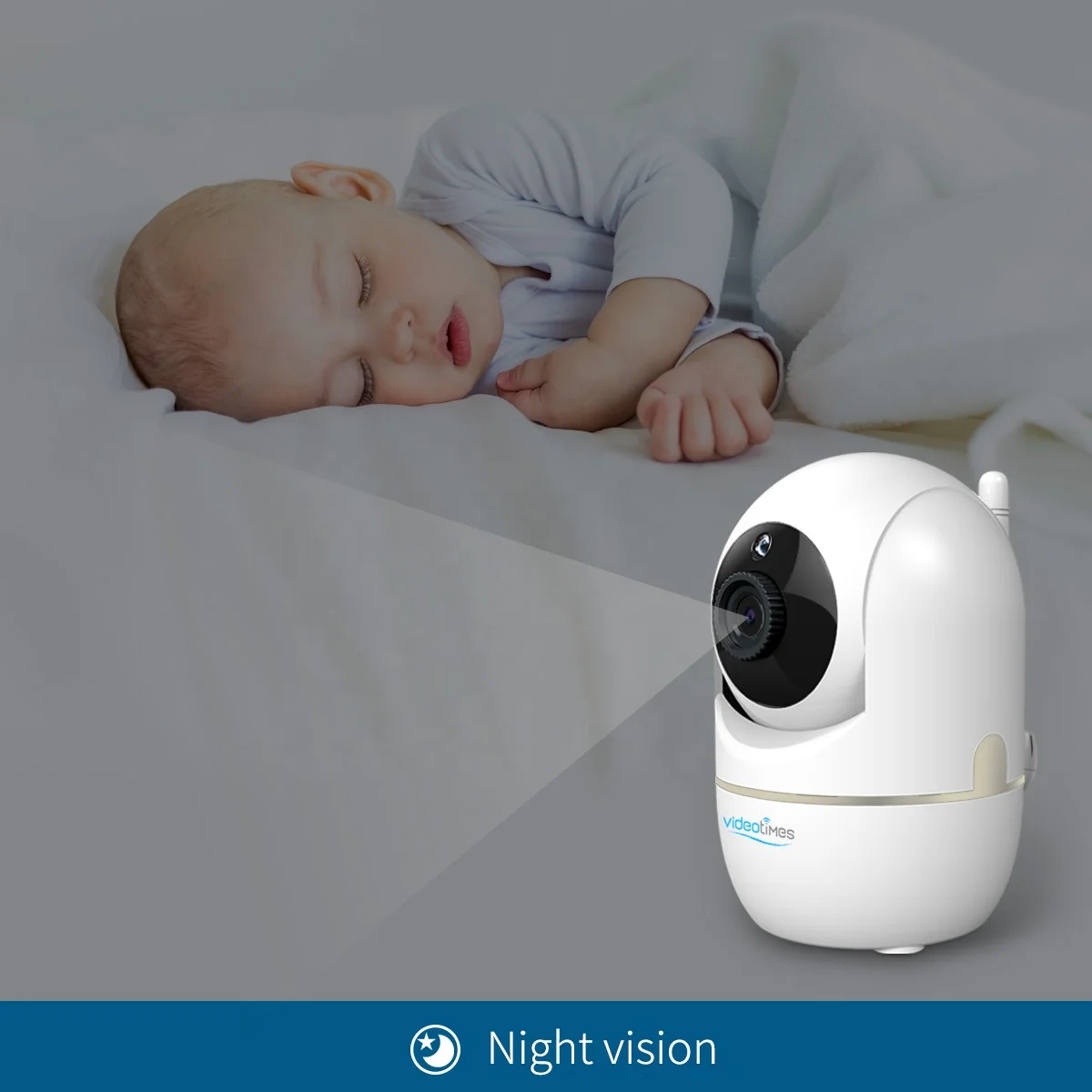 3.2 Inch LCD wireless remote pan tilt, monitor bebe video camera baby monitor