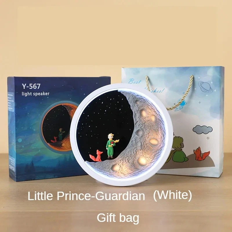Creative Little Prince Guard Wireless BT Speaker Stereo Surround Sound Subwoofer Cartoon Home Furnishings Mini Music Speaker