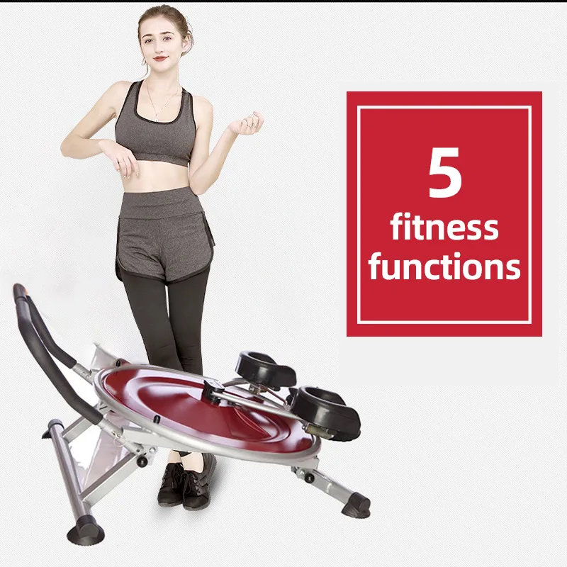 Wholesale Indoor Abdominal Fitness Equipment Home Women Roll Abdomen Exercises Abdominal Waist Machine