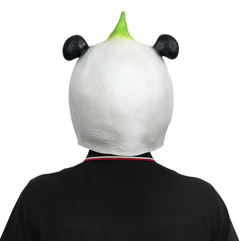 Customized Realistic Chinese National Treasure Panda Halloween Latex Animal Mask Cosplay Party Performance Props