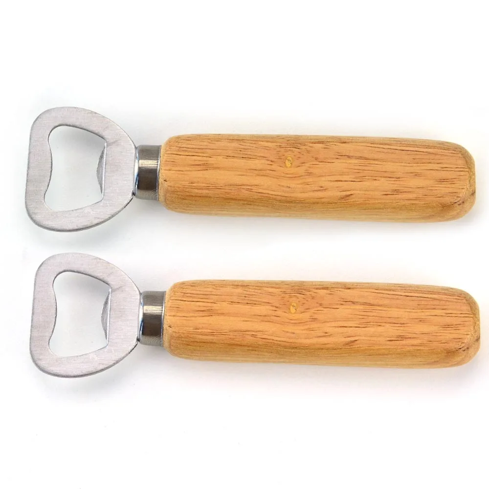 Wholesale Manufacturer Custom Metal Wine Bottle Opener Gift Set Blank Wood Bottle Opener