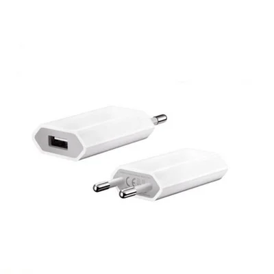 Зарядное устройство с одним USB-портом 5 Вт для Apple 5/6/7/8/iPad дорожное зарядное Европейский регулятор адаптер