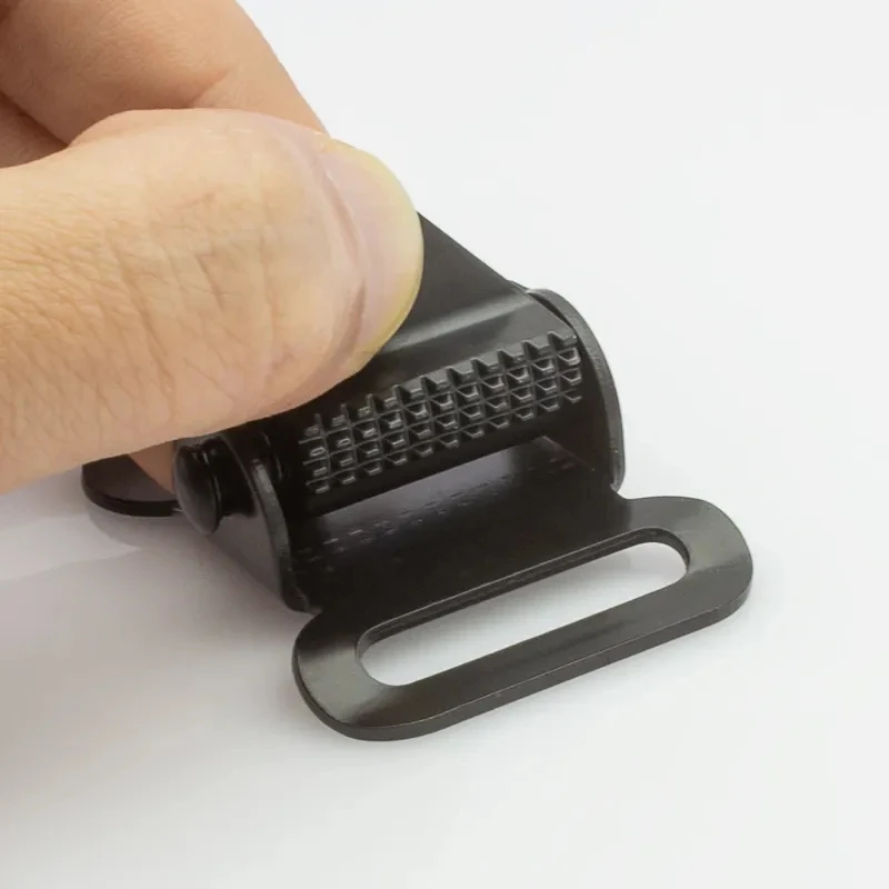 Jensan Superior Quality 50x38mm Metal Tightener Steel Buckle Tactical Webbing Adjustable Buckle For Bags