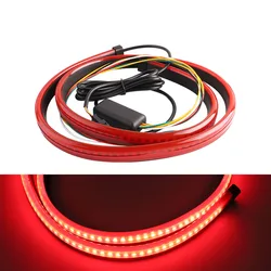 90cm 100cm Length 12V High Position Car Third Brake  Strip High Bright Red Color tail box light strip car  decoration  light