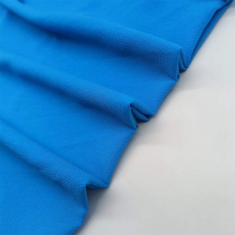 Crinkle Crepe Georgette Chiffon Organza Fabric 70gsm Soft Polyester fabric