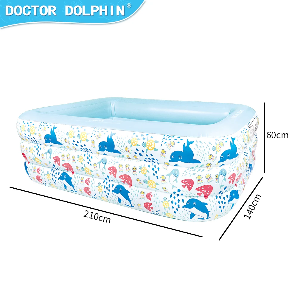 Family PVC Kids Portable Outdoors Pool Thick Plastic above ground Inflatable portable swimming pool