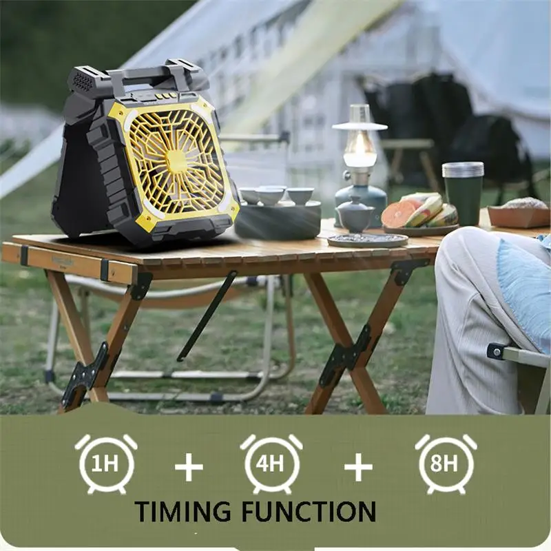 3 in 1 portable  folding solar charge fan with  usb  phone rechargeable  multifunctional standing  outdoor camping  light fan