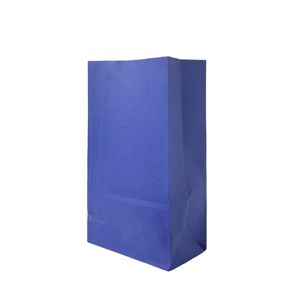 Take Away Plain Bags Wholesale Grease Sandwich Resistant Coated Wax Lined Custom Logo High Quality Cheaper Food Paper Sack Bag