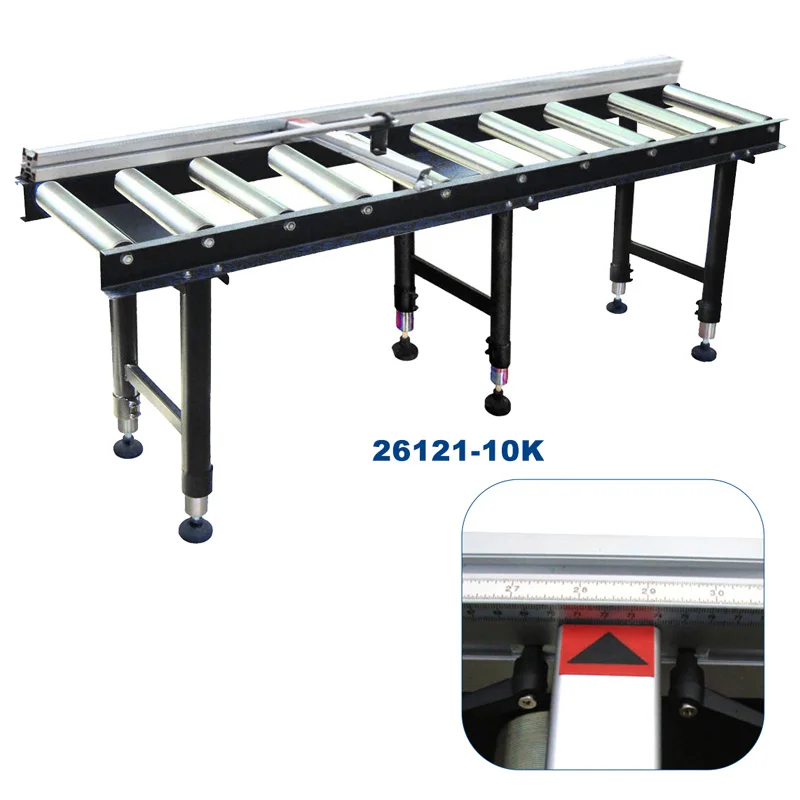 Сверхмощный роликовый конвейер стол 26121-10K