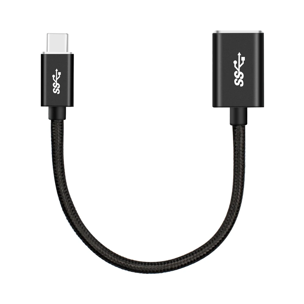 USB3.1Type-C to USB 3.0 female high-speed transmission aluminum shell die casting Type-C OTG data cable