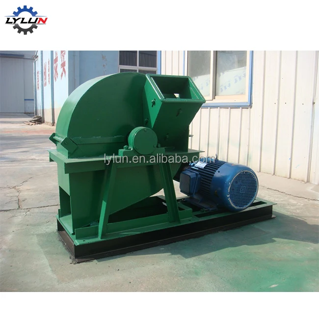 Square saw sawdust branch crusher Wood mill diesel and electric mobile double mouth strong crushing factory sale