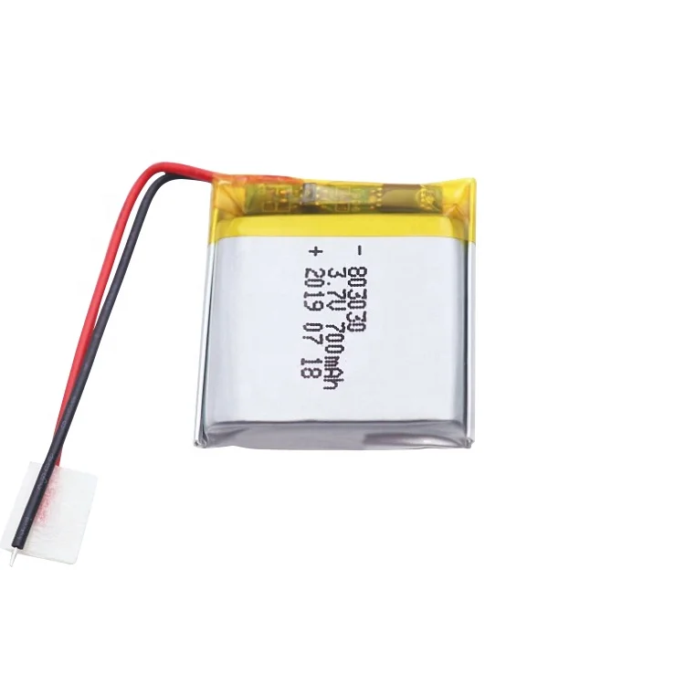 KC/UN38.3 Approved Good quality 3.7v 700mah li polymer battery