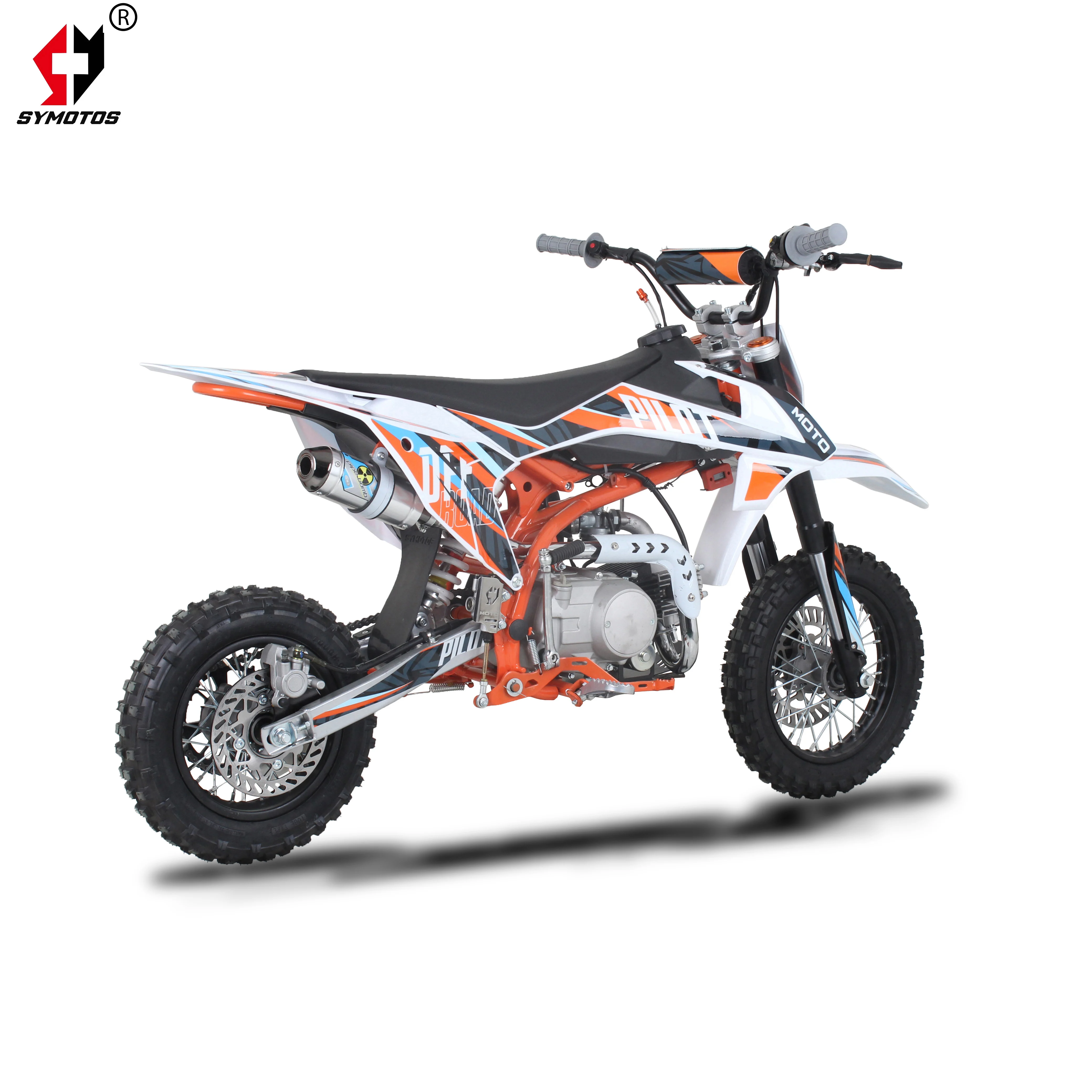 Питбайк dirt bike motcross мотоцикла 110cc инициирования Электрический старт 14/12 4-тактный двигатель symotos