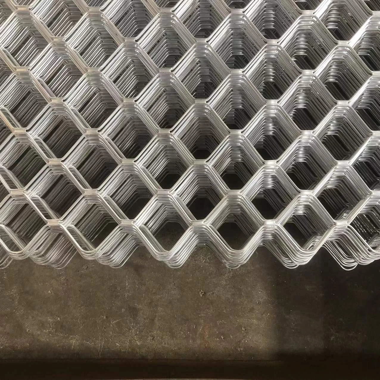 Производство декоративной панели, облицовки, Алмазное отверстие, гриль, алюминиевая Расширенная металлическая сетка