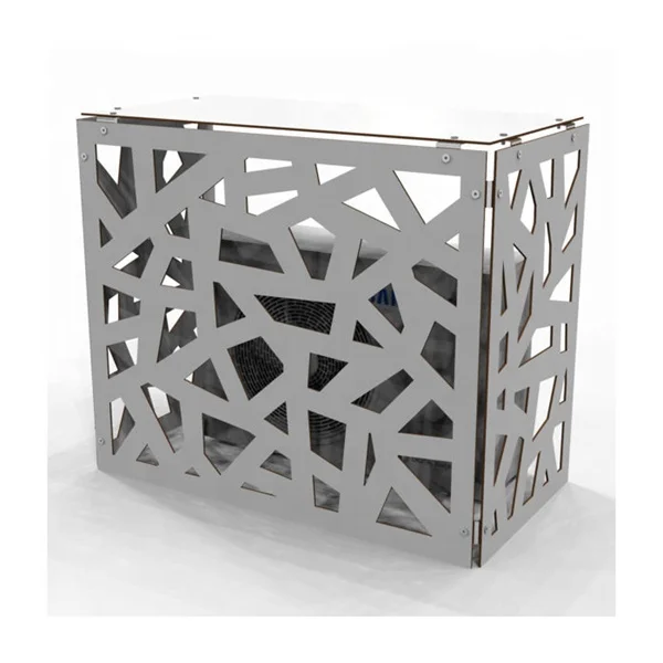 Beauty East Decorative Aluminum Private Garden Fence Metal Laser Cutting Panel  Air conditioner outer cover Newly Design Steel