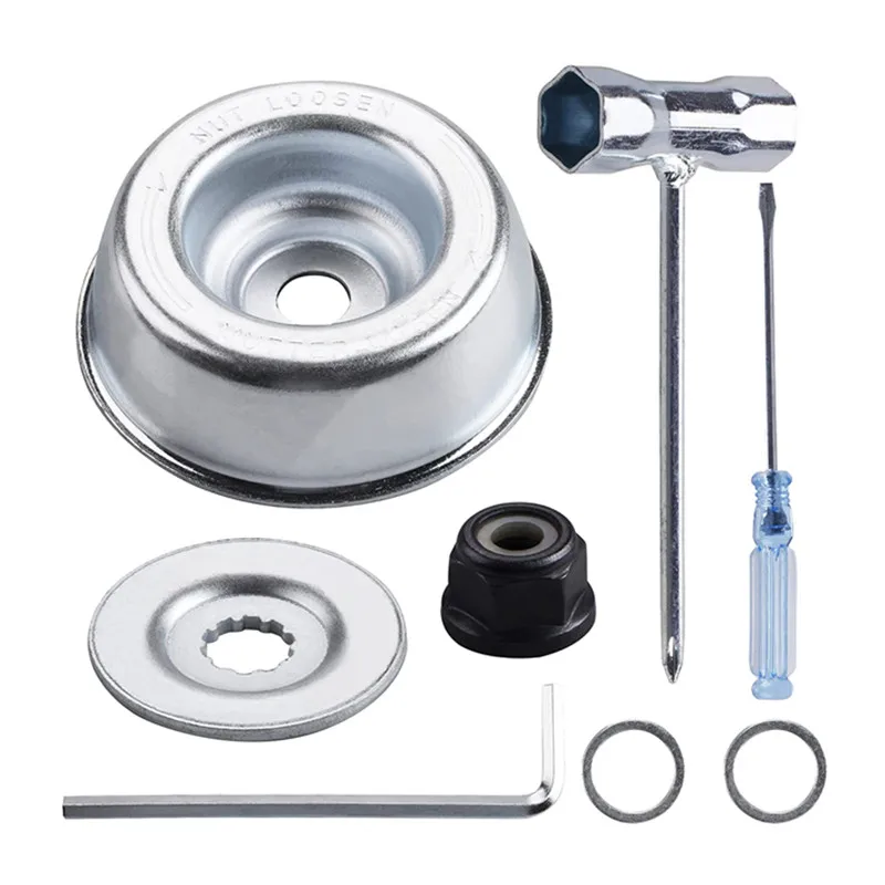 Gardening Machine Lawnmower Blade Adapter Kit, Maintenance Washer Kit Compatible with Stihl String Trimmers Brush Cutter