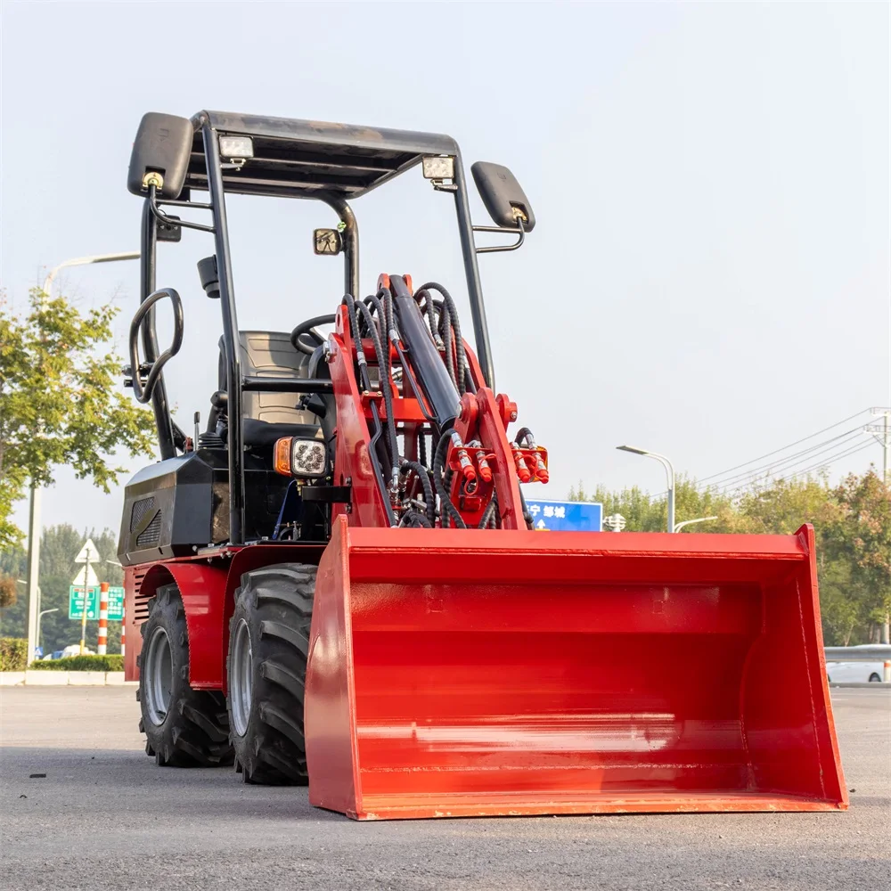 China Supplier Compact/Articulated/Multifunctional with CE/Euro 5 Engine Bucket/Fork/Attachments/Rops/Roll Bar