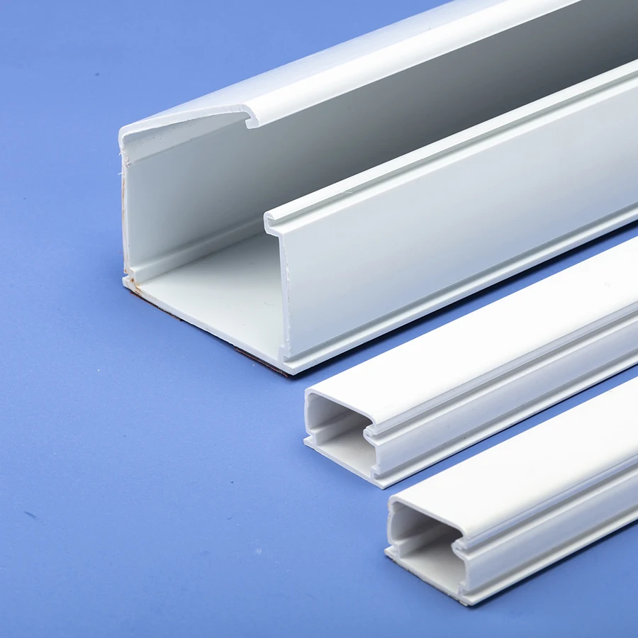 Hot Selling Rigid PVC Trunking Floor Cover Cable Tray Duct Wiring Accessories Panel Builder