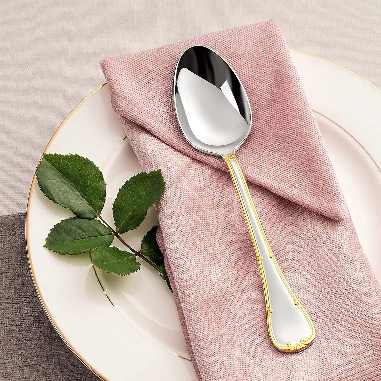 Mirror Polished Dinner Spoon 18/10 Stainless Steel Spoons Fine Tablespoon