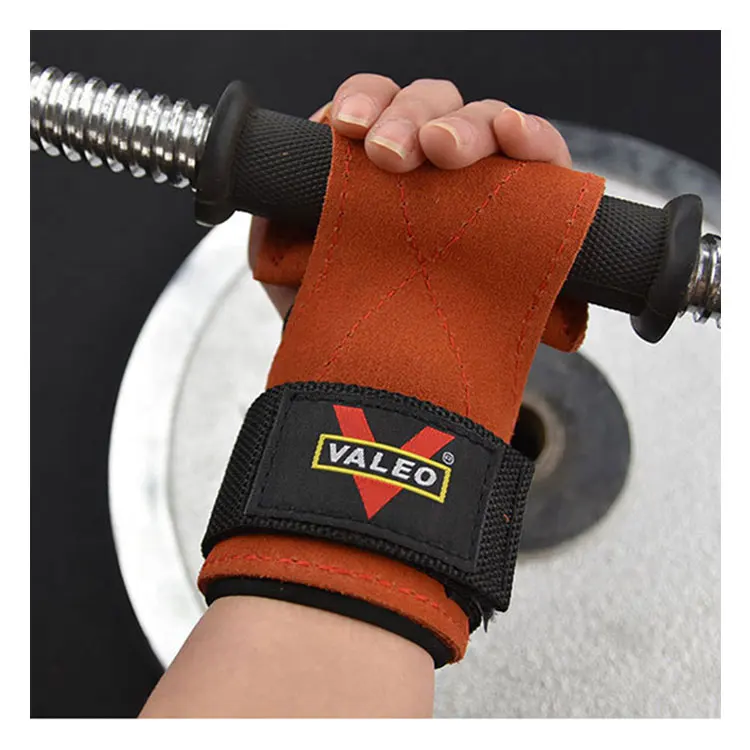 Workout Fitness Gym Weight Lifting Hand Grips Pad Palm Protect Wrist Support Wrap