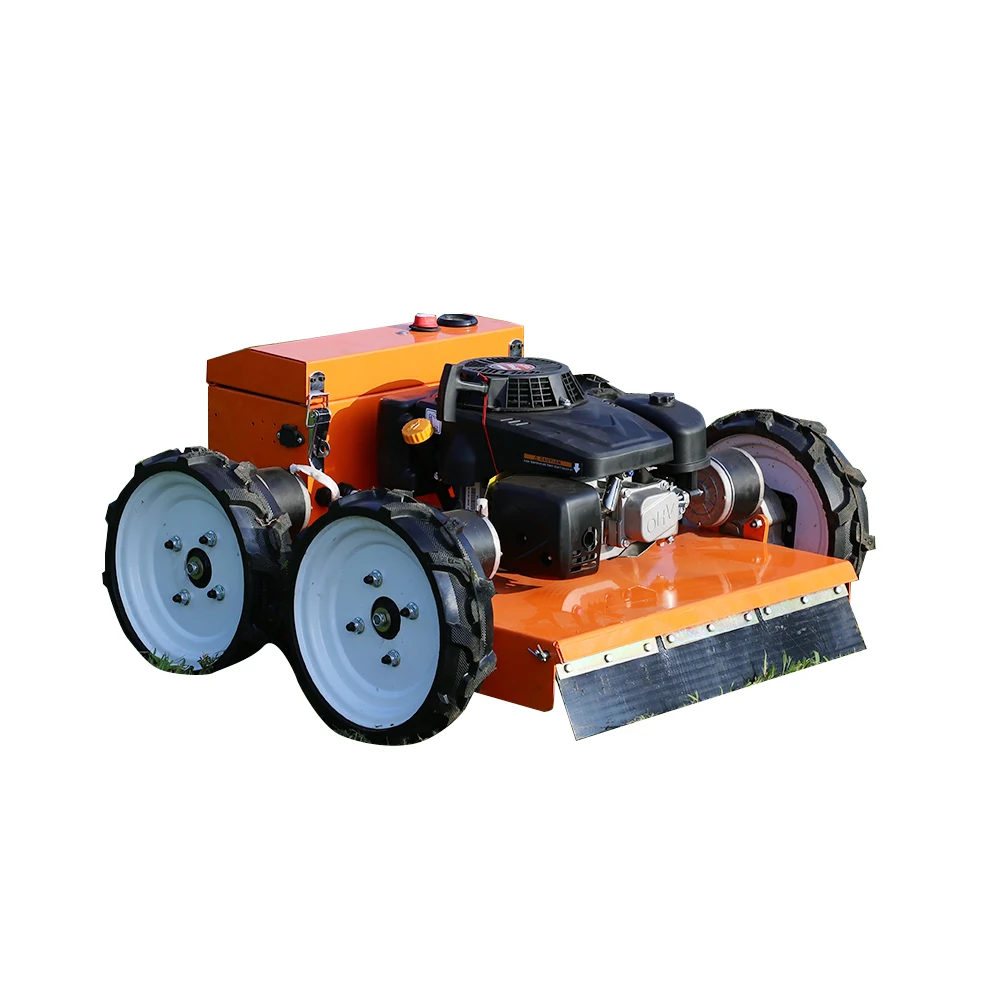 Cheapest 16HP Gasoline Robot Lawn Mower Grass Cutter Flail Mower Wheel Mowers Petrol Lawnmower