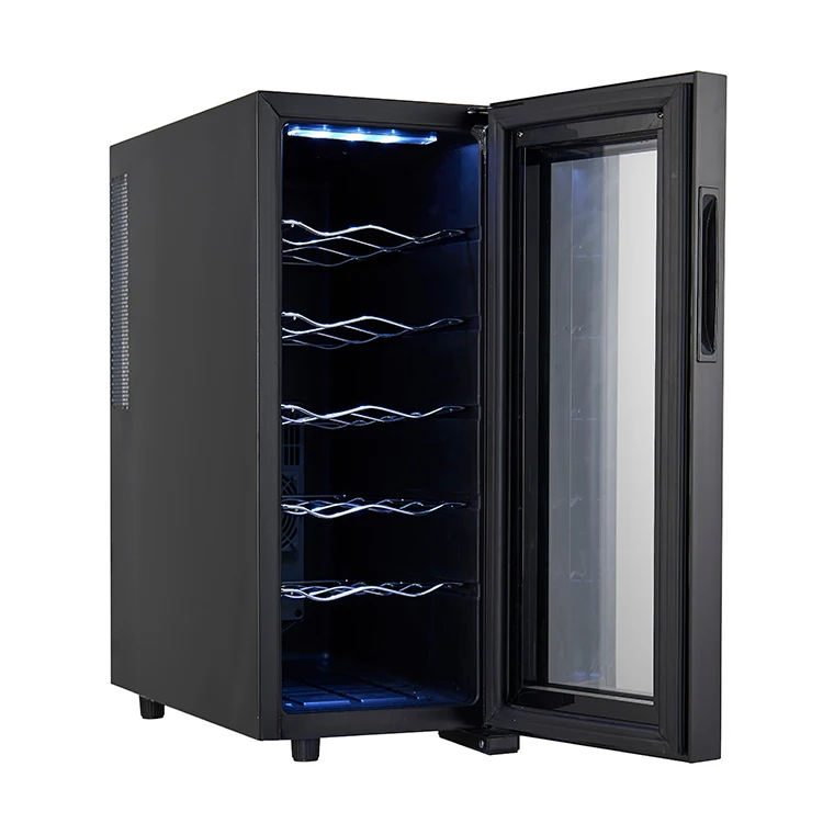 Best Small Coolers 2 Bottle Wine Cellars High Quality Thermoelectric Wine Fridges for Sale Single Glass Door Mini CB CE ETL 5-18