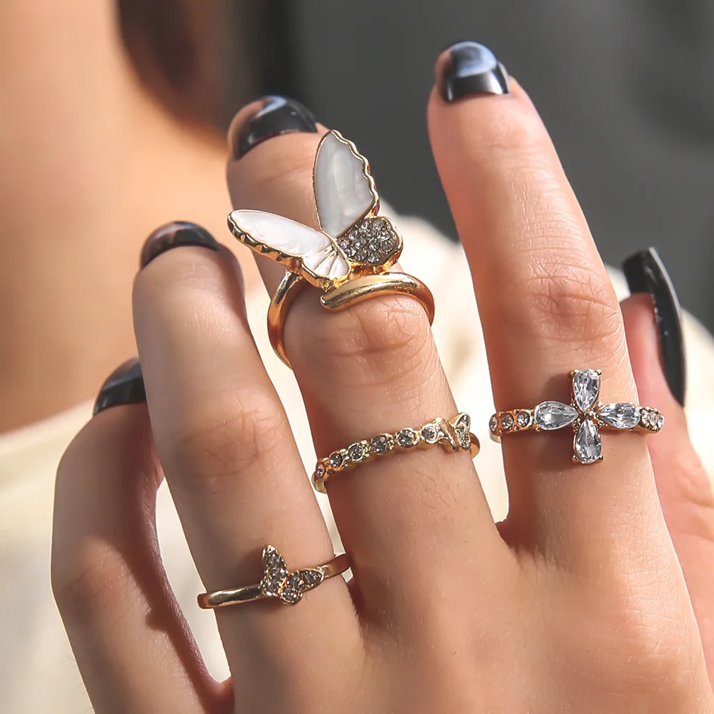 Fashion rings set mixed for women Wholesale N210645