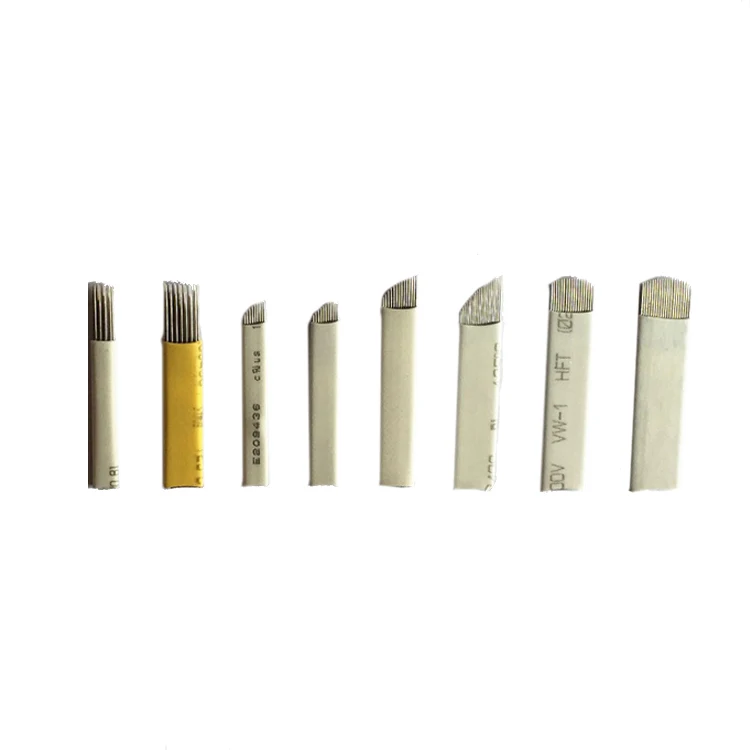 Hot Sale 0.18mm 16F/U Gamma Rays PMU Eyebrow Tattoo Microblading Supplies Micro Nano Blade Needle Microblading